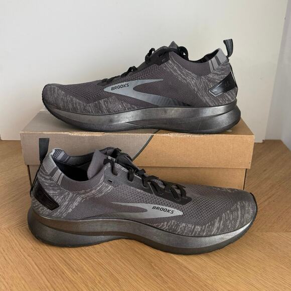 Brooks Levitate 4 Grey/Black Men Running Sneakers- SZ 11 main image 8